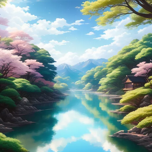 The perfect world in anime style