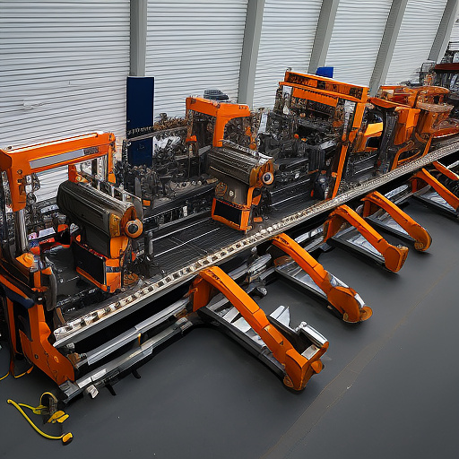 Mechanical moving system in custom style