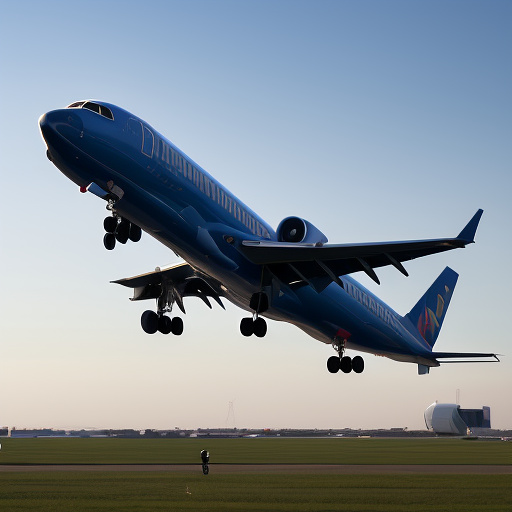 Airplane. people. in custom style