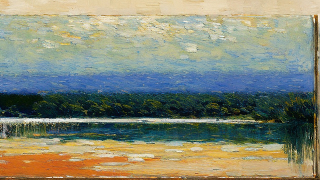 Abstract painting by childe hassam, minimal, muted color in custom style