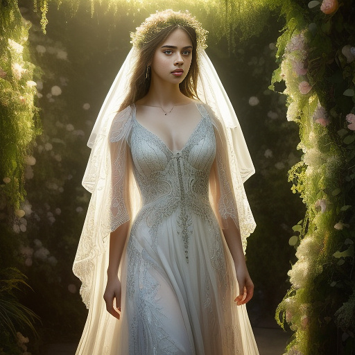 1girl, fairuza balk (age 18), stunning detailed eyes, sheer airy gown with flower embroidery, nude underneath, walking through a well tended flower garden, midday, full body shot, 1990s, (best quality,4k,8k,highres,masterpiece:1.2),ultra-detailed,(realistic,photorealistic,photo-realistic:1.37),hdr,uhr,studio lighting, ultra-fine painting,sharp focus,physically-based rendering,extreme detail description,professional,vivid colors,bokeh,portrait
 in angelcore style