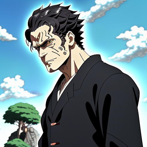 Frankenstein in anime style
