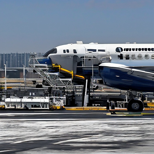 An airplane is flying. the side door of the plane is open. people are falling out of the plane. in custom style