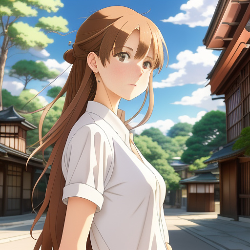 Woman with big gyatt
a beautiful girl on the street, sunlight, buildings, trees, plants, cars in anime style