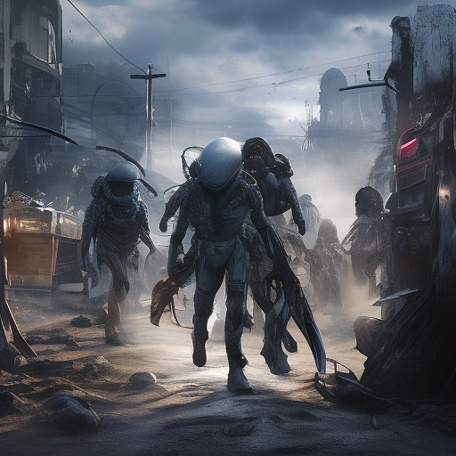 Aliens in custom style