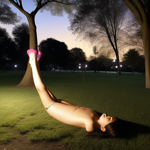 Ultra realistically a 9 year old girl in the dark park a 40 year old man penetrates a detailed one with his penis into her vagina in custom style